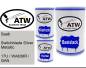 Preview: Saab, Switchblade Silver Metallic, 17U / WA636R / GAN: 500ml Lackdose + 500ml Klarlack + 250ml Härter - Set, von ATW Autoteile West.